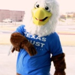 Cash, the Texas Trust mascot