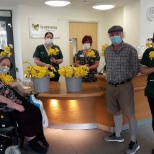 Our residents were overjoyed to receive these beautiful flowers thanks to the Daffodil Project!