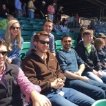 Play ball! Members of the Windstream Leadership Program at a baseball game for a team outing